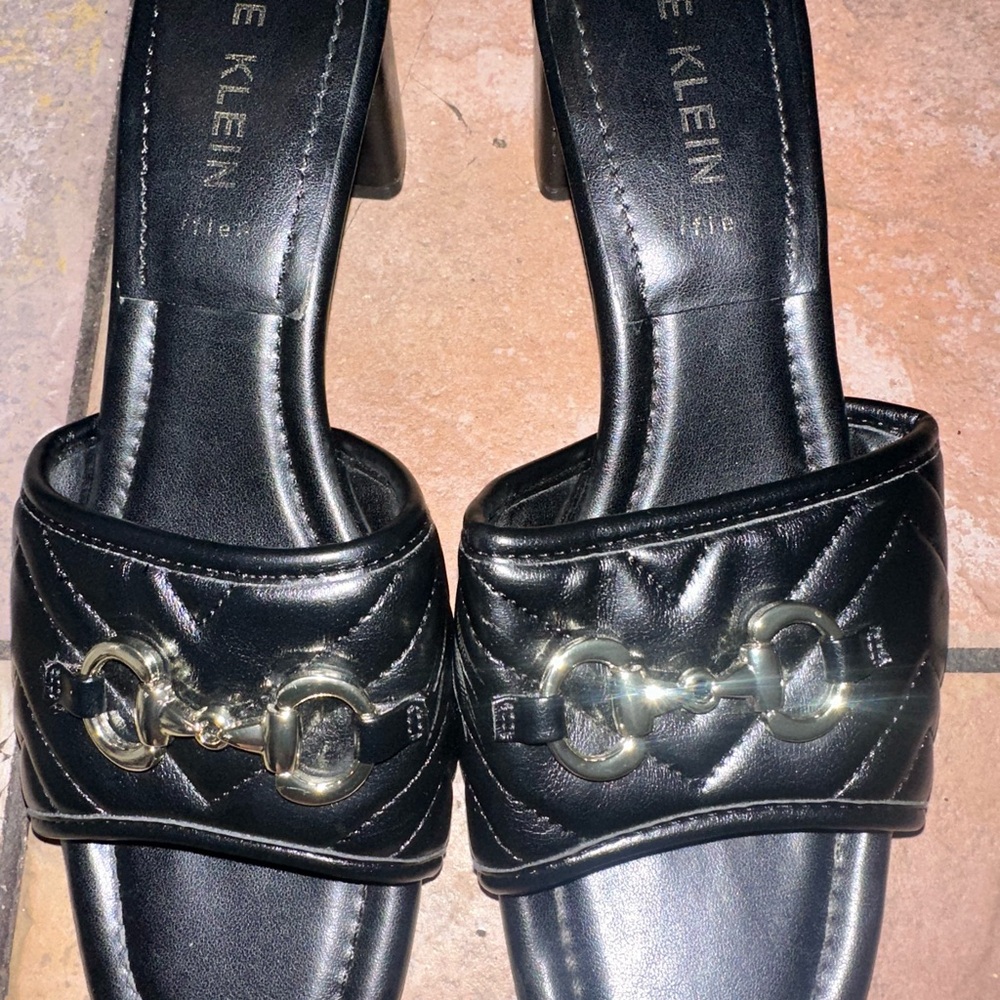 Anne Klein Black Heeled Elegance